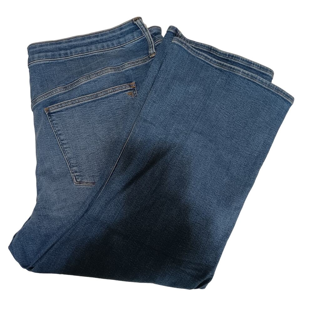 Madewell Women's High Rise Cali Demi Boot Cropped Jeans Plus Size 24W New - Picture 9 of 9